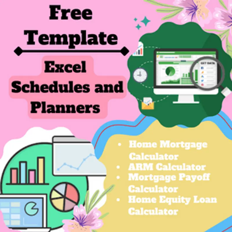 Excel templates schedules and planner 