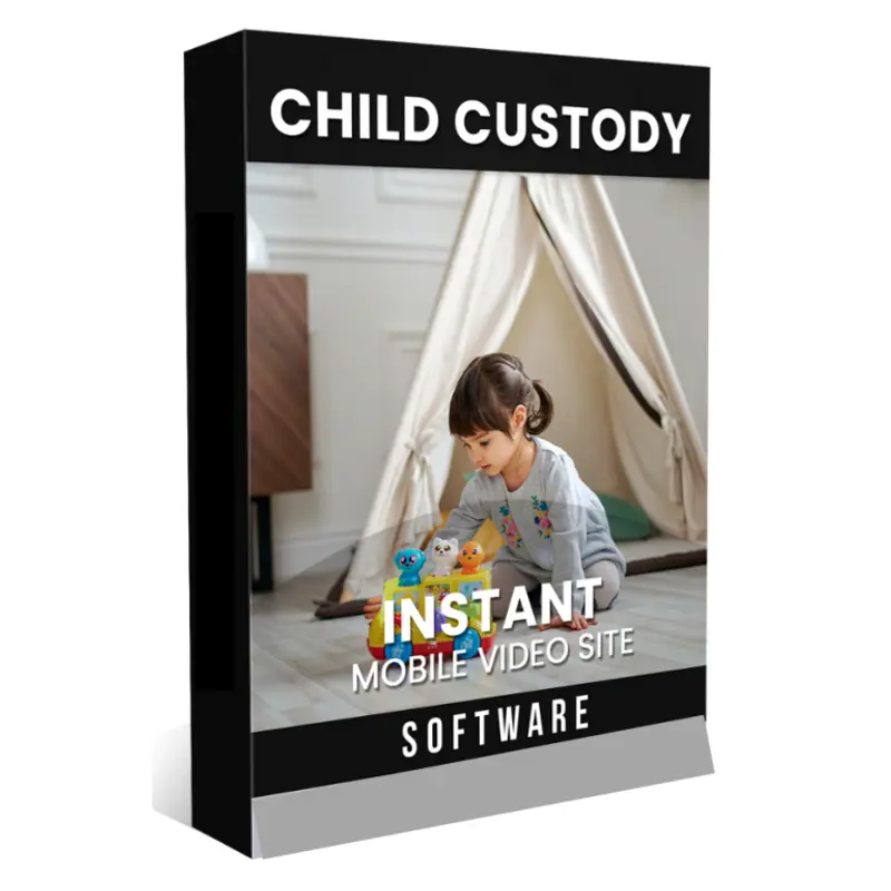 Instant child custody mobile video site 